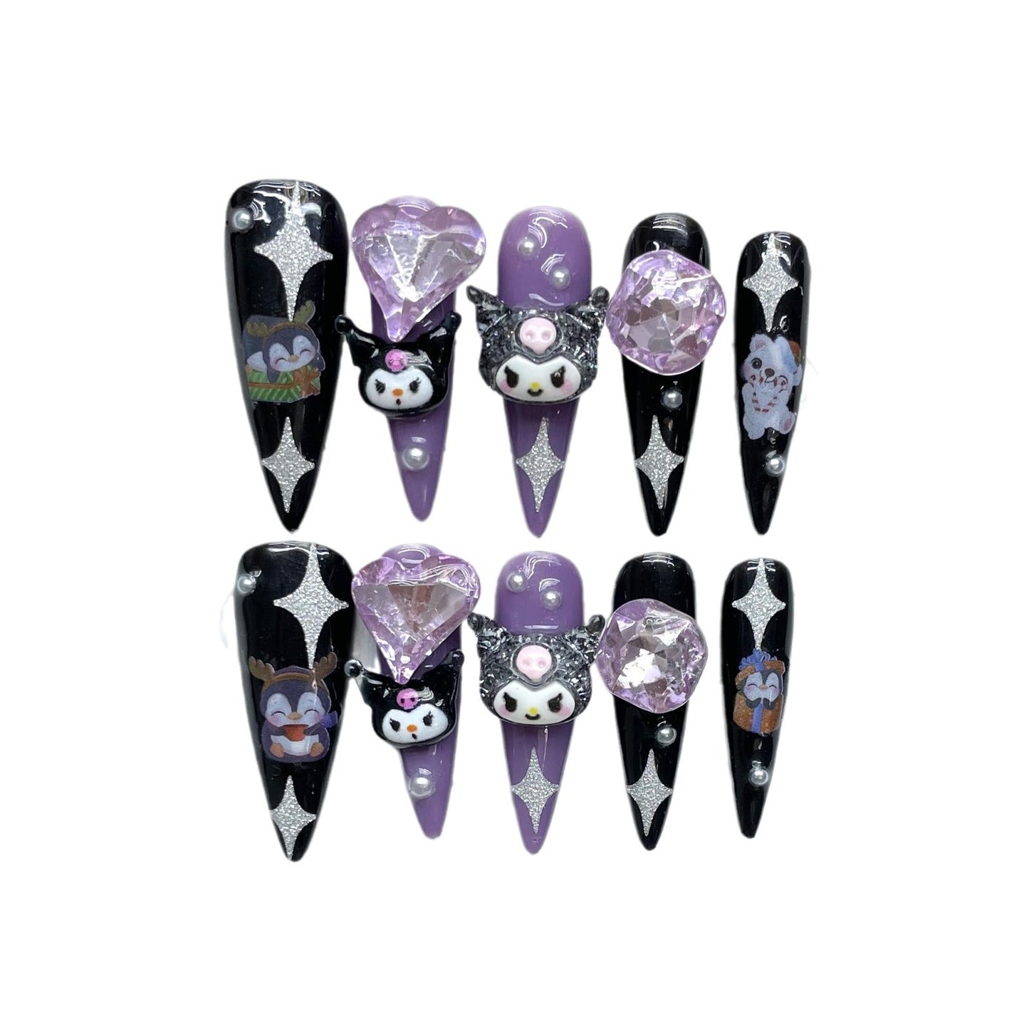 100% Handmade High-end Nail Art and Wearing Armor Press on Nails Carton