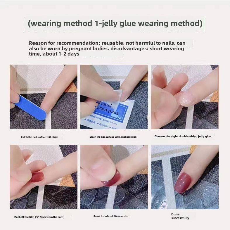 100% Handmade High-end Nail Art and Wearing Armor Press on Nails Carton