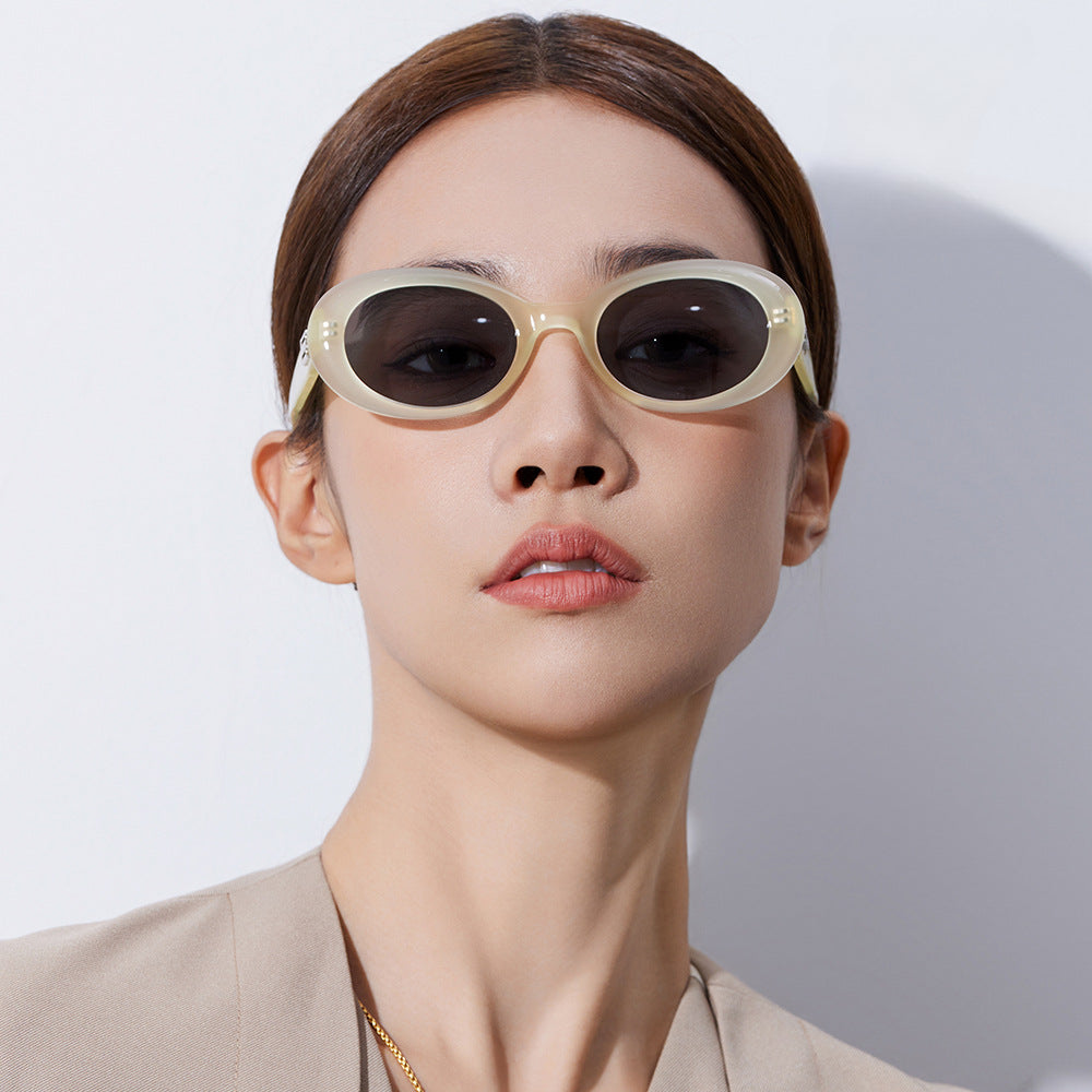 Gafas de sol polarizadas para hombres y mujeres, modernas gafas de sol con montura pequeña y resistentes a los rayos UV
