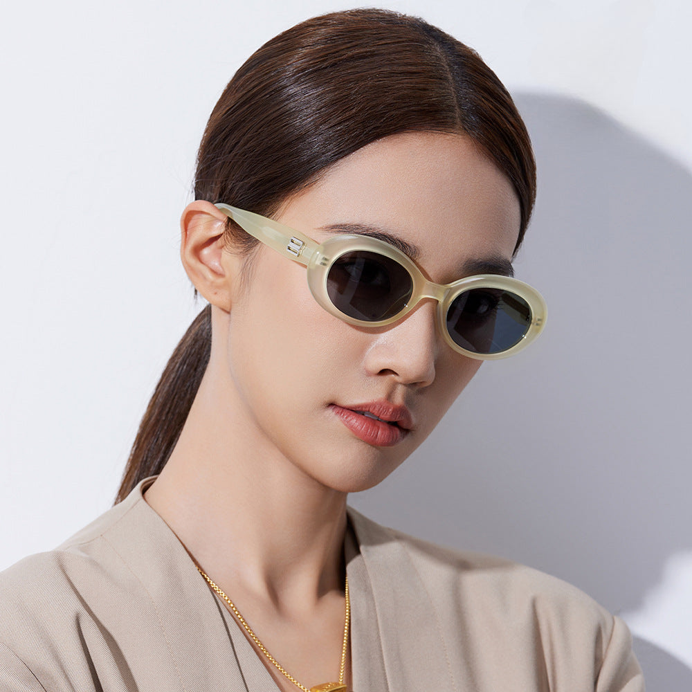 Gafas de sol polarizadas para hombres y mujeres, modernas gafas de sol con montura pequeña y resistentes a los rayos UV