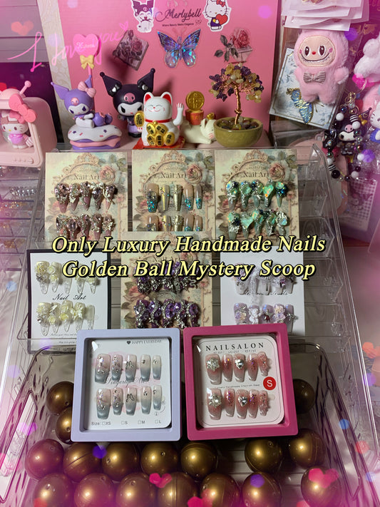 Upgraded Mystery Luxury 100% Handmade Nail Scoops-