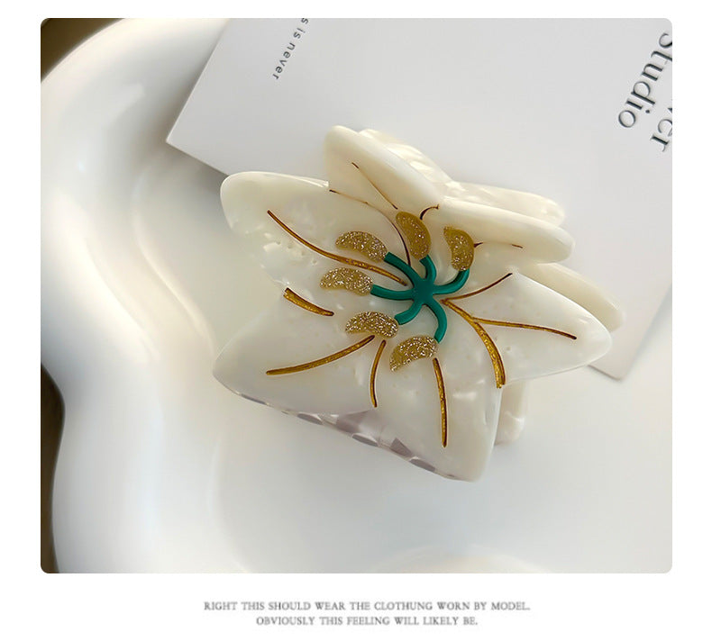 True Acetic Acid Clip for Plant Flower Hair Clip