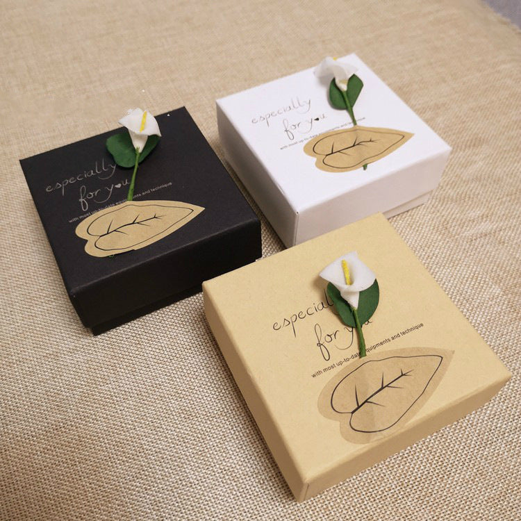 Embalaje de caja de regalo de joyería