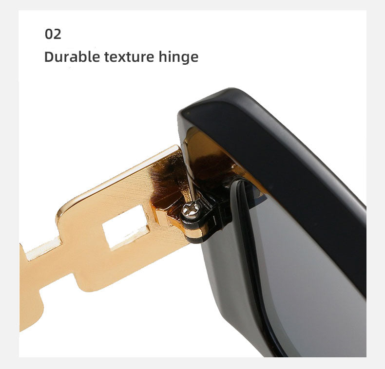 Gafas de sol con montura rectangular para mujer