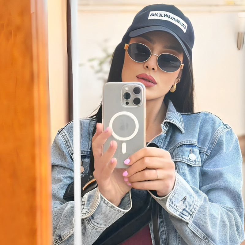Gafas de sol de metal con montura elíptica, gafas de alta gama para mujer, gafas de sol estilo ojo de gato retro y de moda