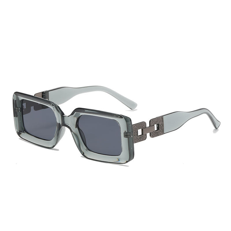 Gafas de sol con montura rectangular para mujer
