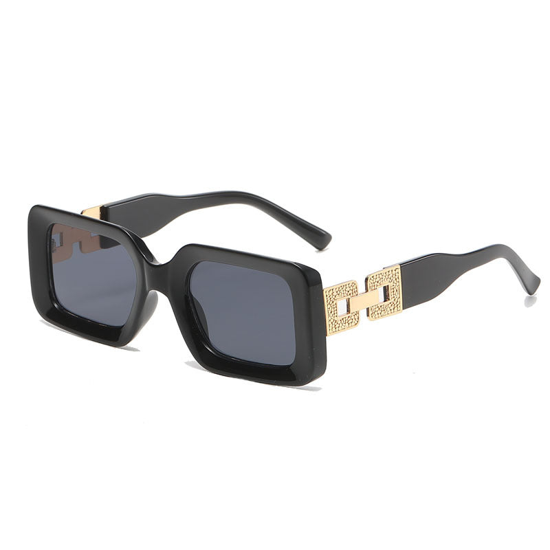 Gafas de sol con montura rectangular para mujer