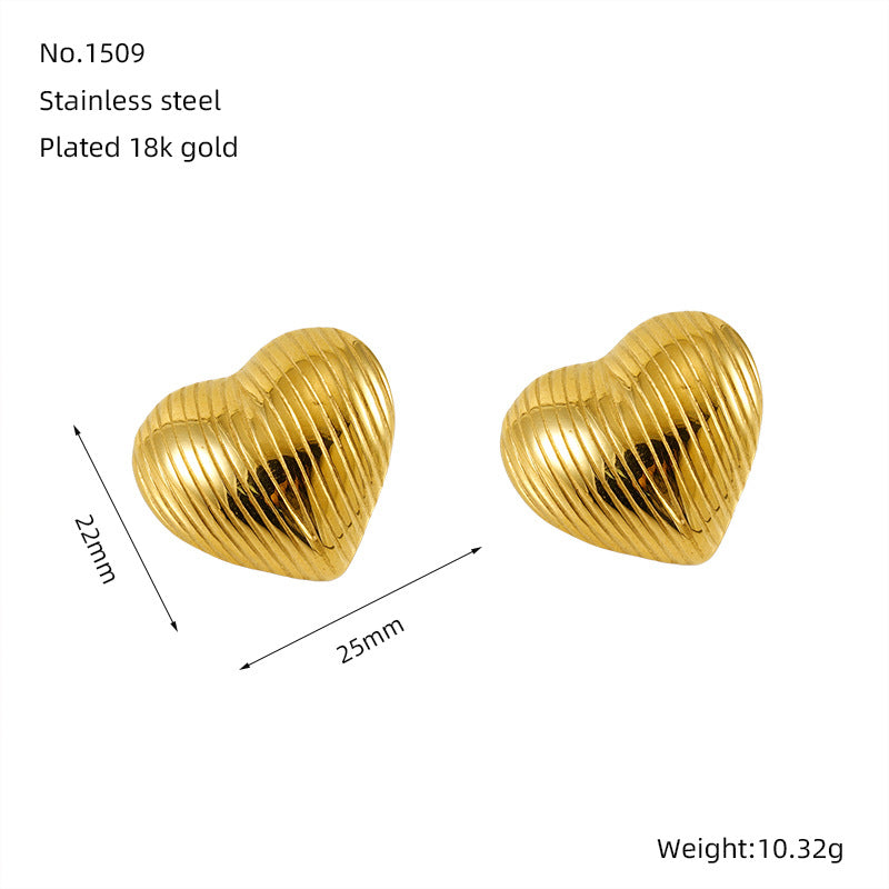 Pendientes geométricos minimalistas y de moda para mujer, diseño versátil y elegante, pendientes de acero inoxidable