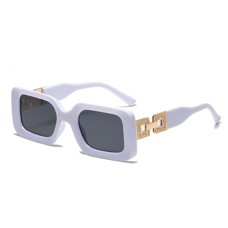 Gafas de sol con montura rectangular para mujer