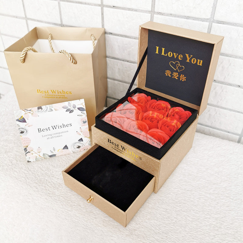 Embalaje de caja de regalo de joyería