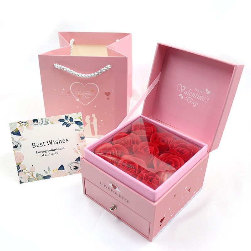 Embalaje de caja de regalo de joyería