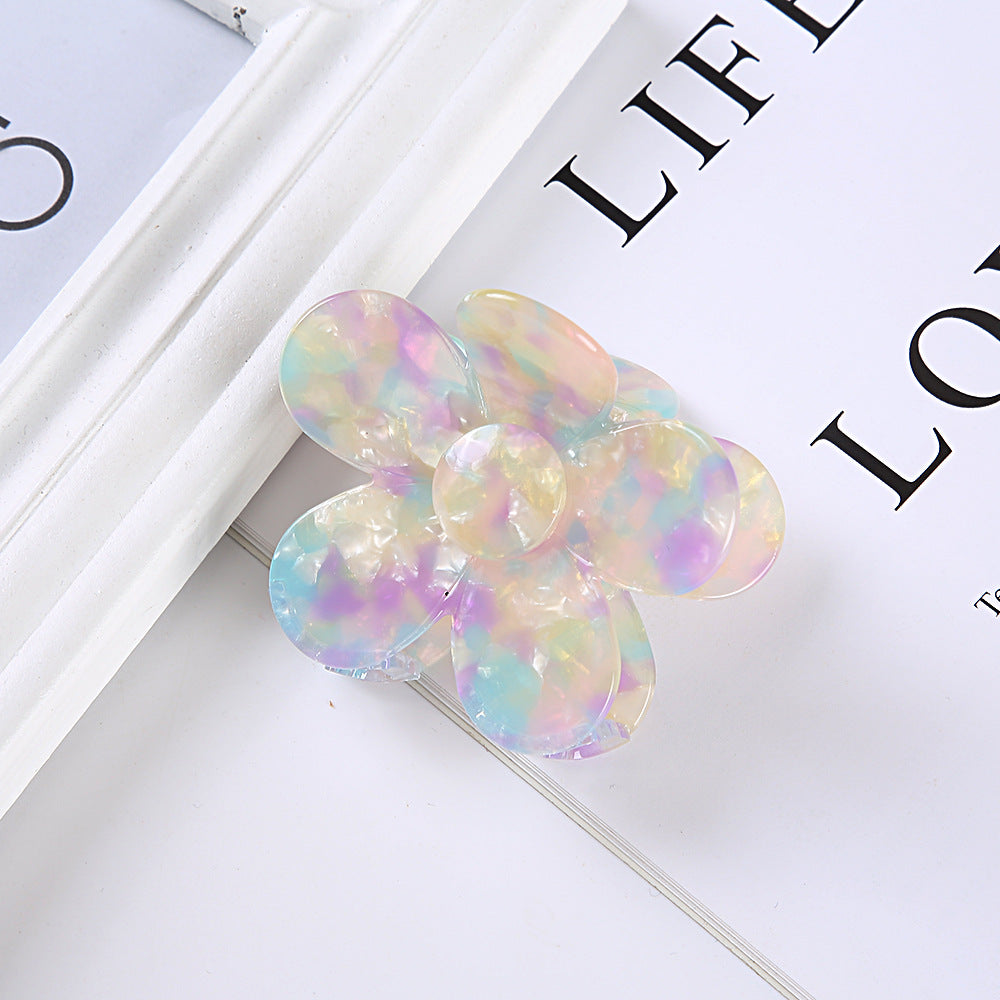 Acetic Acid Cloud Hair Clip Gradient Coiled Hair Clip Small Sweet and Simple Hair Accessory