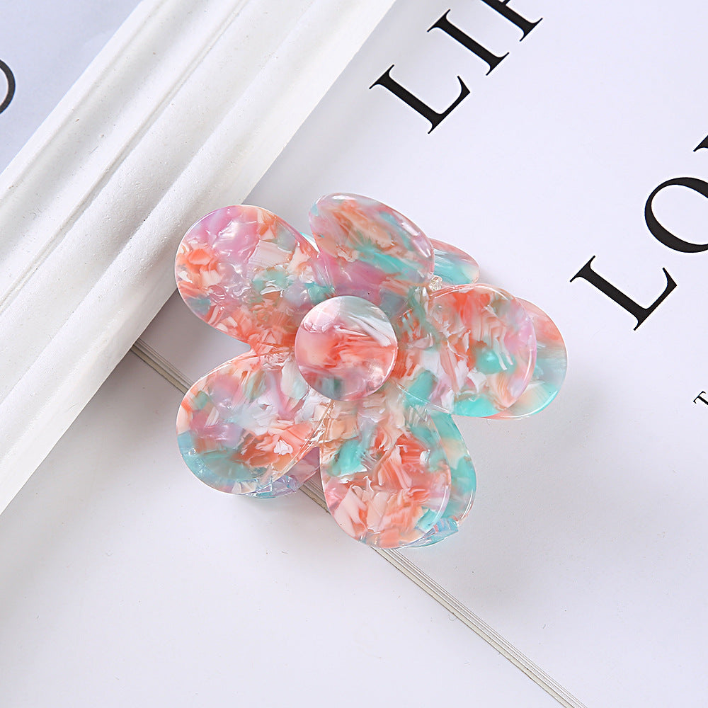 Acetic Acid Cloud Hair Clip Gradient Coiled Hair Clip Small Sweet and Simple Hair Accessory