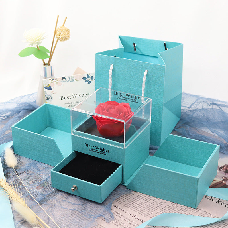 Embalaje de caja de regalo de joyería
