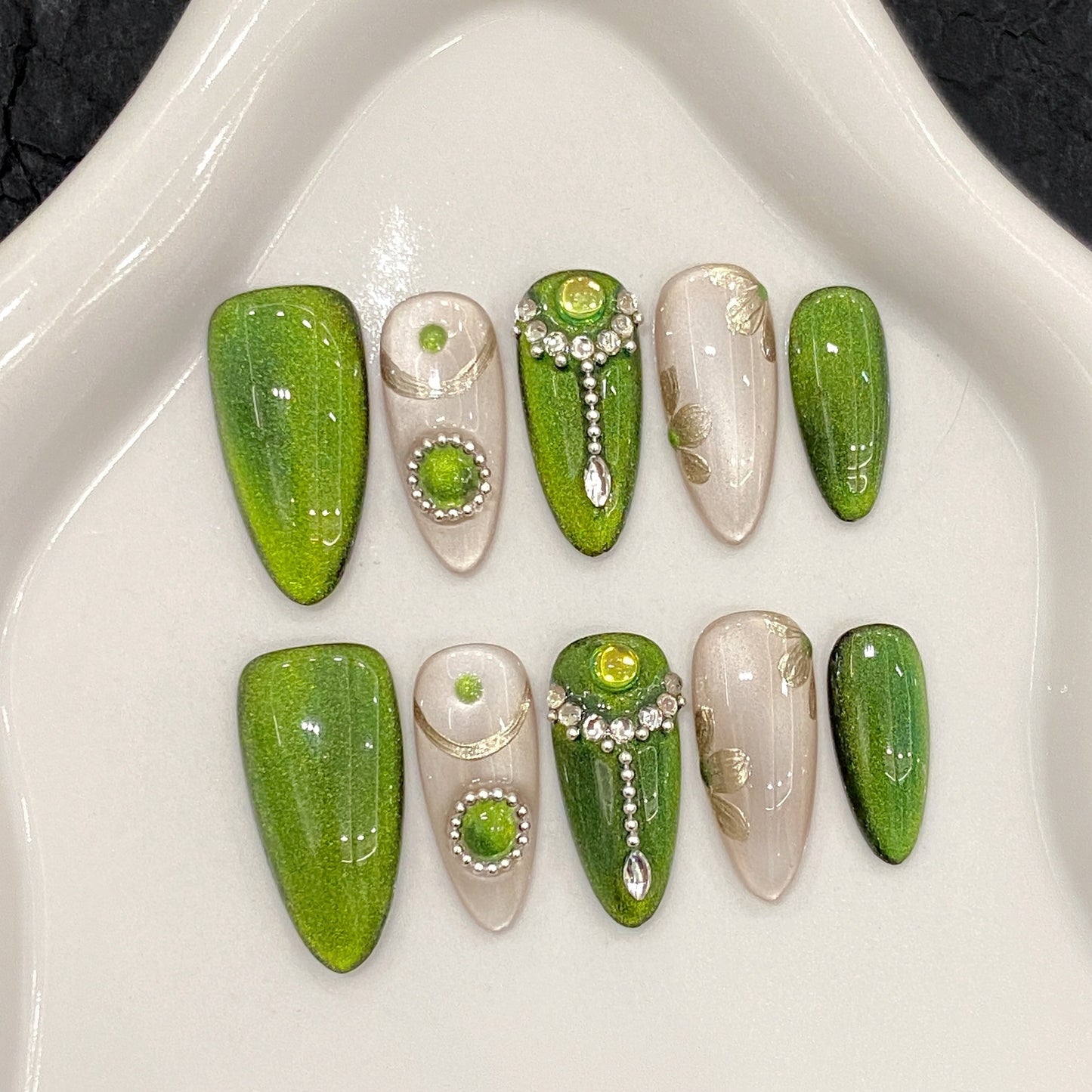 【Partial Collection 】 High-end Pure Handmade Wearable Armor Press On Nails