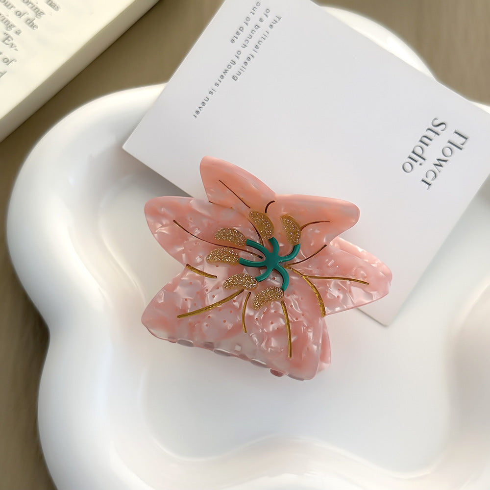 True Acetic Acid Clip for Plant Flower Hair Clip