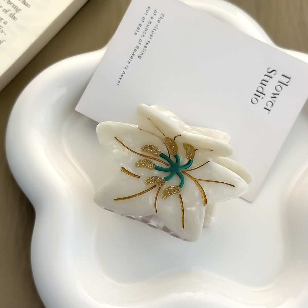 True Acetic Acid Clip for Plant Flower Hair Clip