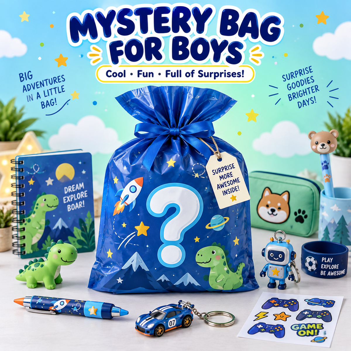 Boys Themed Mystery Bags(All Category)