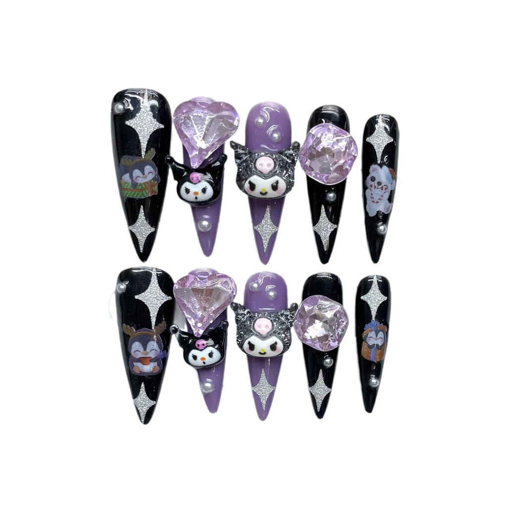 100% Handmade High-end Nail Art and Wearing Armor Press on Nails Carton