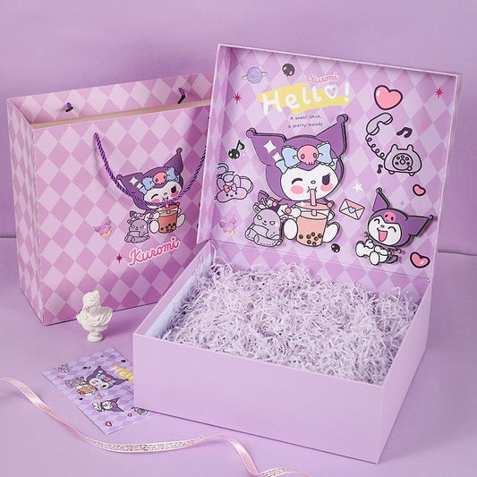 【Gift Mystery Box】1 Character Gift Box & 4 Medium Cute Items & 6 Small Cute & 4 Sets of nails(24pcs)