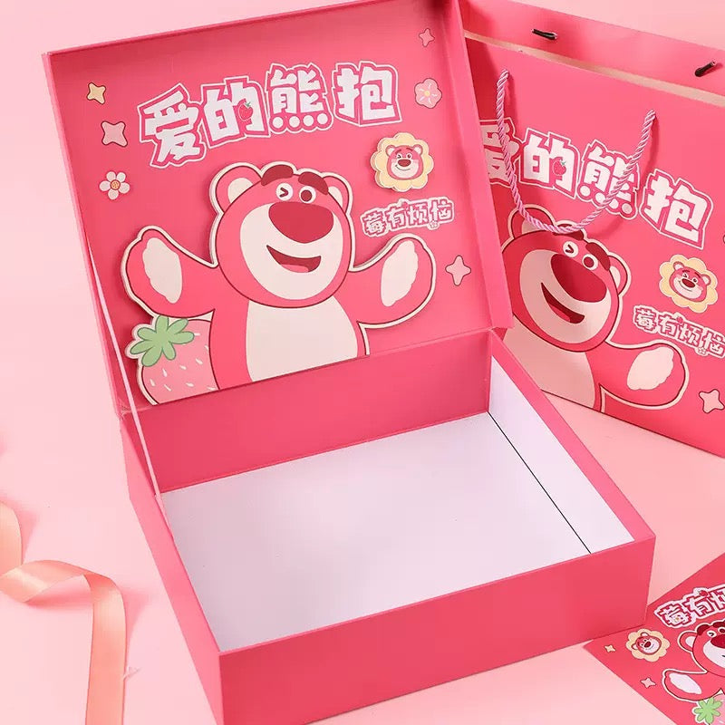 【Gift Mystery Box】1 Character Gift Box & 4 Medium Cute Items & 6 Small Cute & 4 Sets of nails(24pcs)
