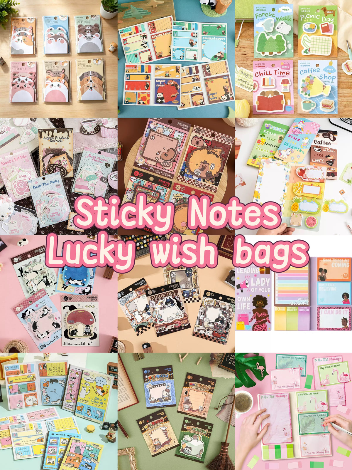 Sticky Note Lucky Bags ✨
