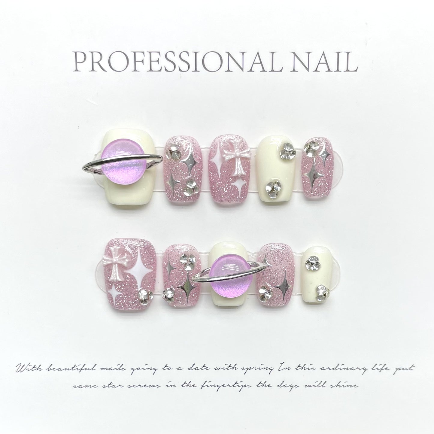 Handmade High-end Nail Art and Wearing Armor Press on Nails