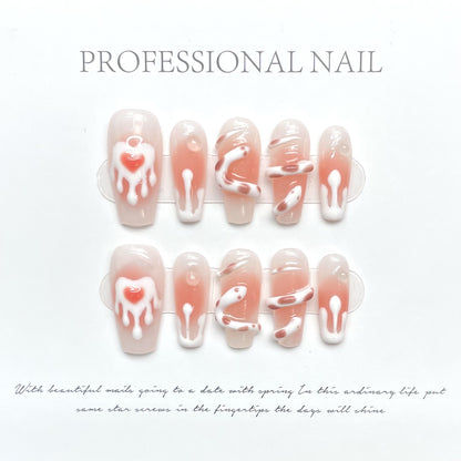 Handmade High-end Nail Art and Wearing Armor Press on Nails