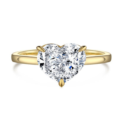 S925 Sterling Silver Ring with Female Design Sense, Super Sparkling Geometric Ice Flower Cut Zircon Ring