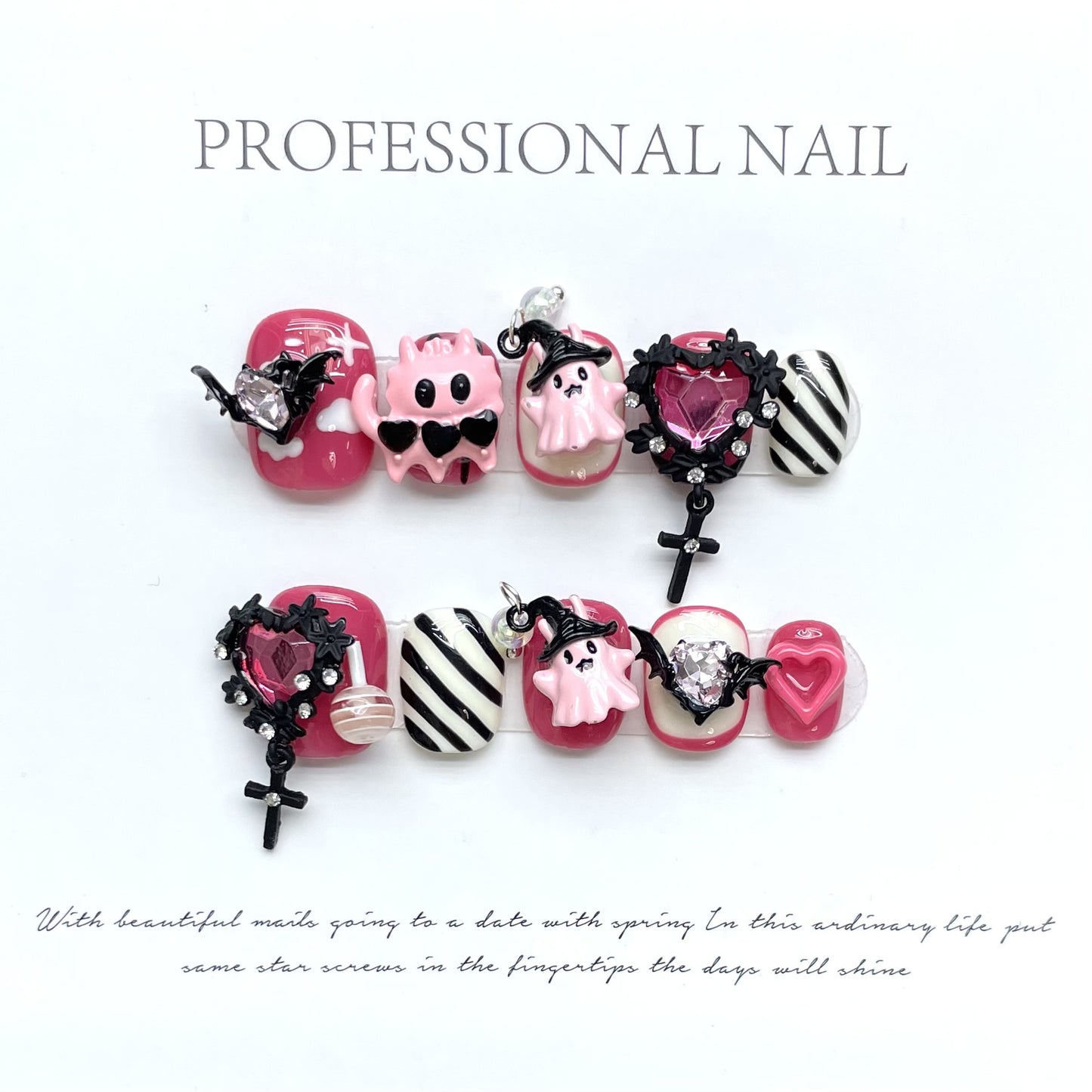 Handmade High-end Nail Art and Wearing Armor Press on Nails