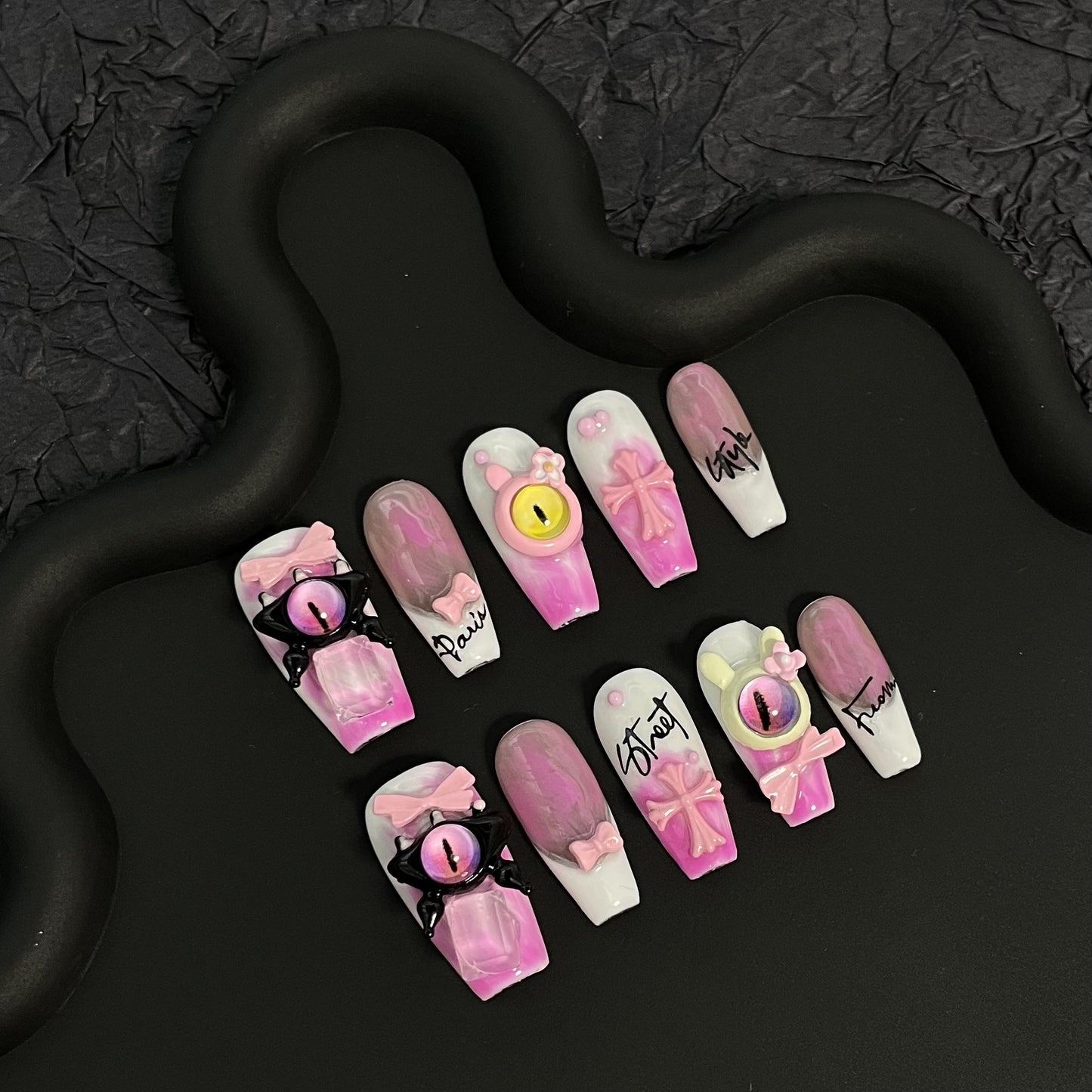 Handmade High-end Nail Art and Wearing Armor Press on Nails