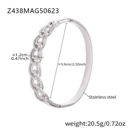 Stainless Steel Zircon Bracelet Titanium Steel Bracelet