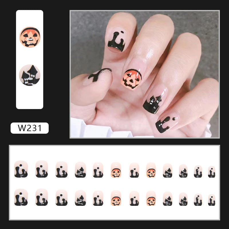 Wearing Nail Art Patches in A Set of 24 Pieces