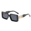 Gafas de sol con montura rectangular para mujer