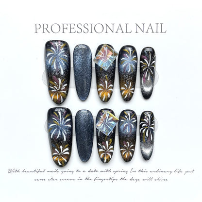 Handmade High-end Nail Art and Wearing Armor Press on Nails