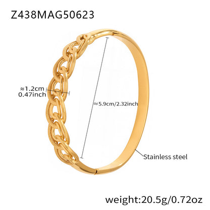 Stainless Steel Zircon Bracelet Titanium Steel Bracelet