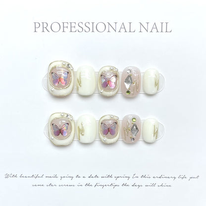 Handmade High-end Nail Art and Wearing Armor Press on Nails