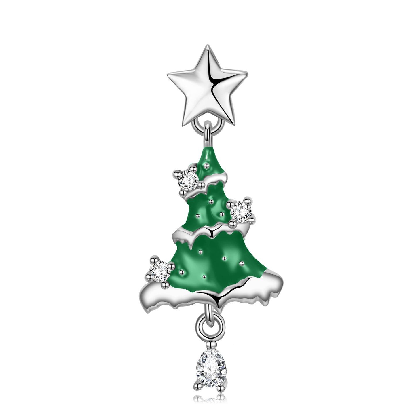 Christmas Gift Christmas Tree Necklace S925 Sterling Silver