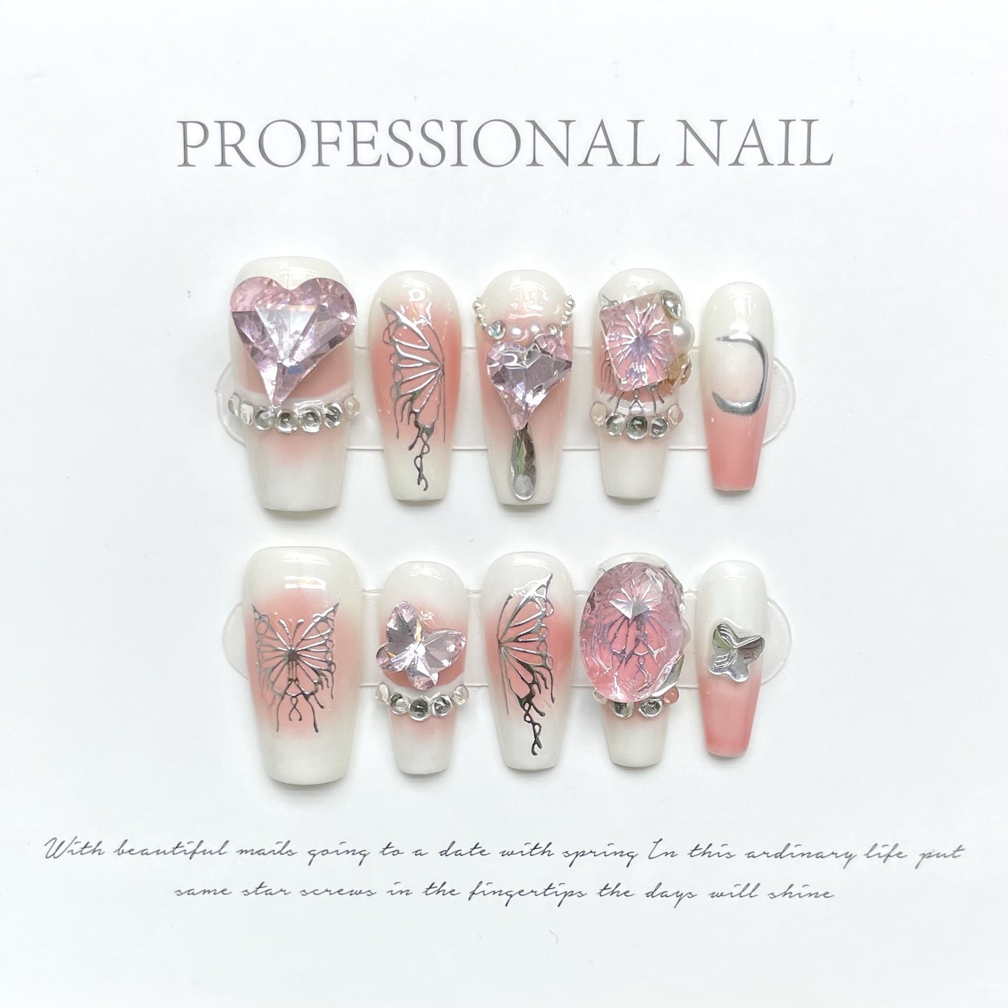 Handmade High-end Nail Art and Wearing Armor Press on Nails