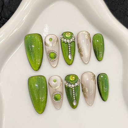 【Partial Collection 】 High-end Pure Handmade Wearable Armor Press On Nails