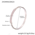 Stainless Steel Zircon Bracelet Titanium Steel Bracelet