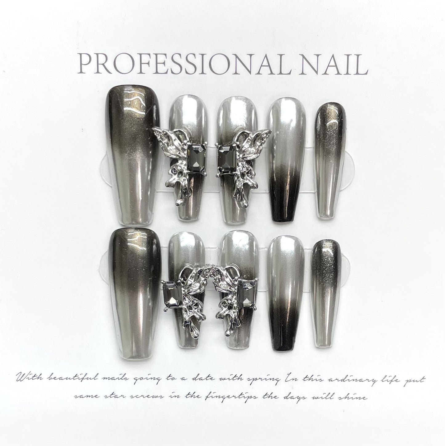 Handmade High-end Nail Art and Wearing Armor Press on Nails